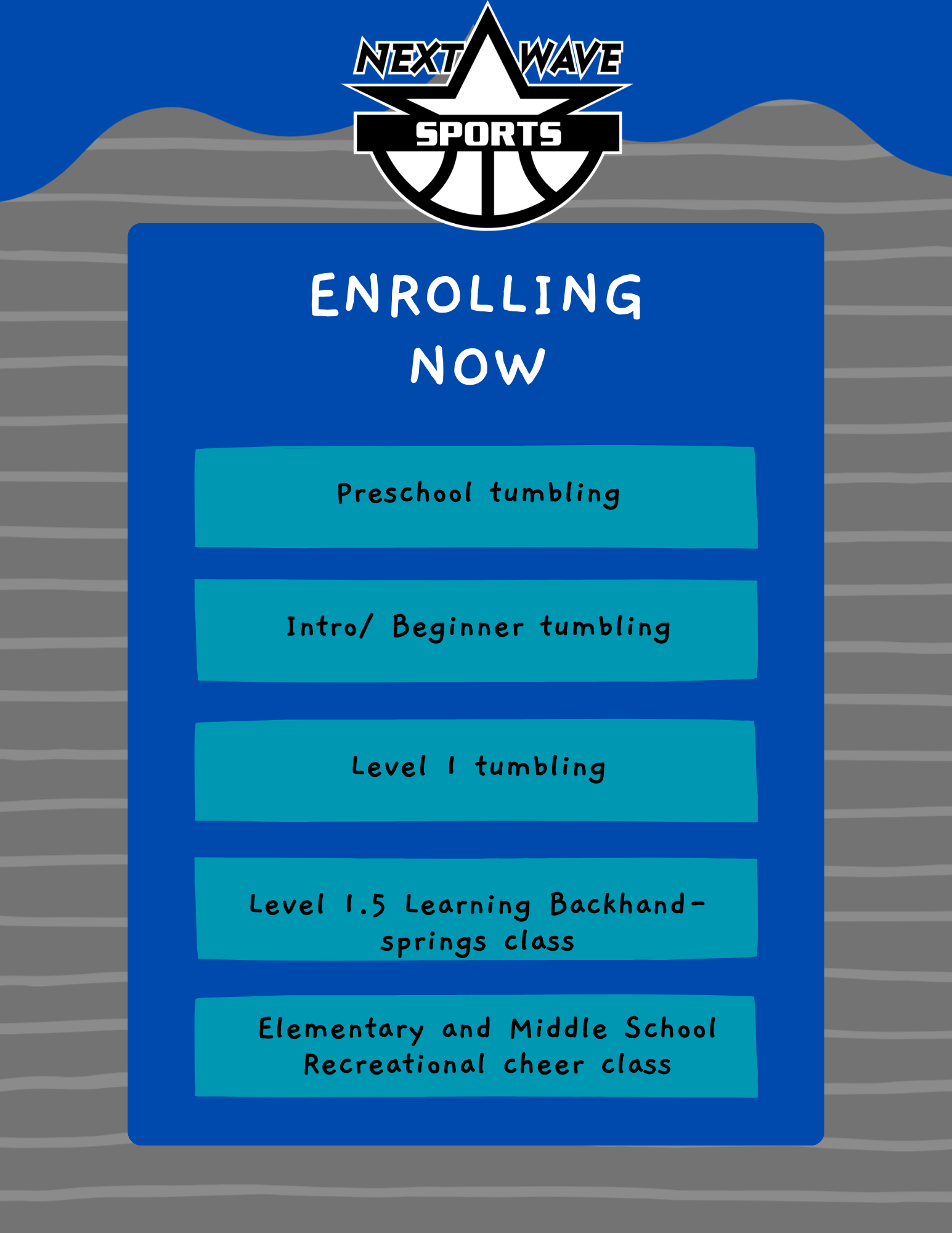Vibrant Blue and Yellow Class Welcome Flyer -3