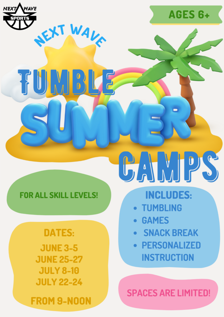 Colorful Cute Kids Summer Camp Flyer